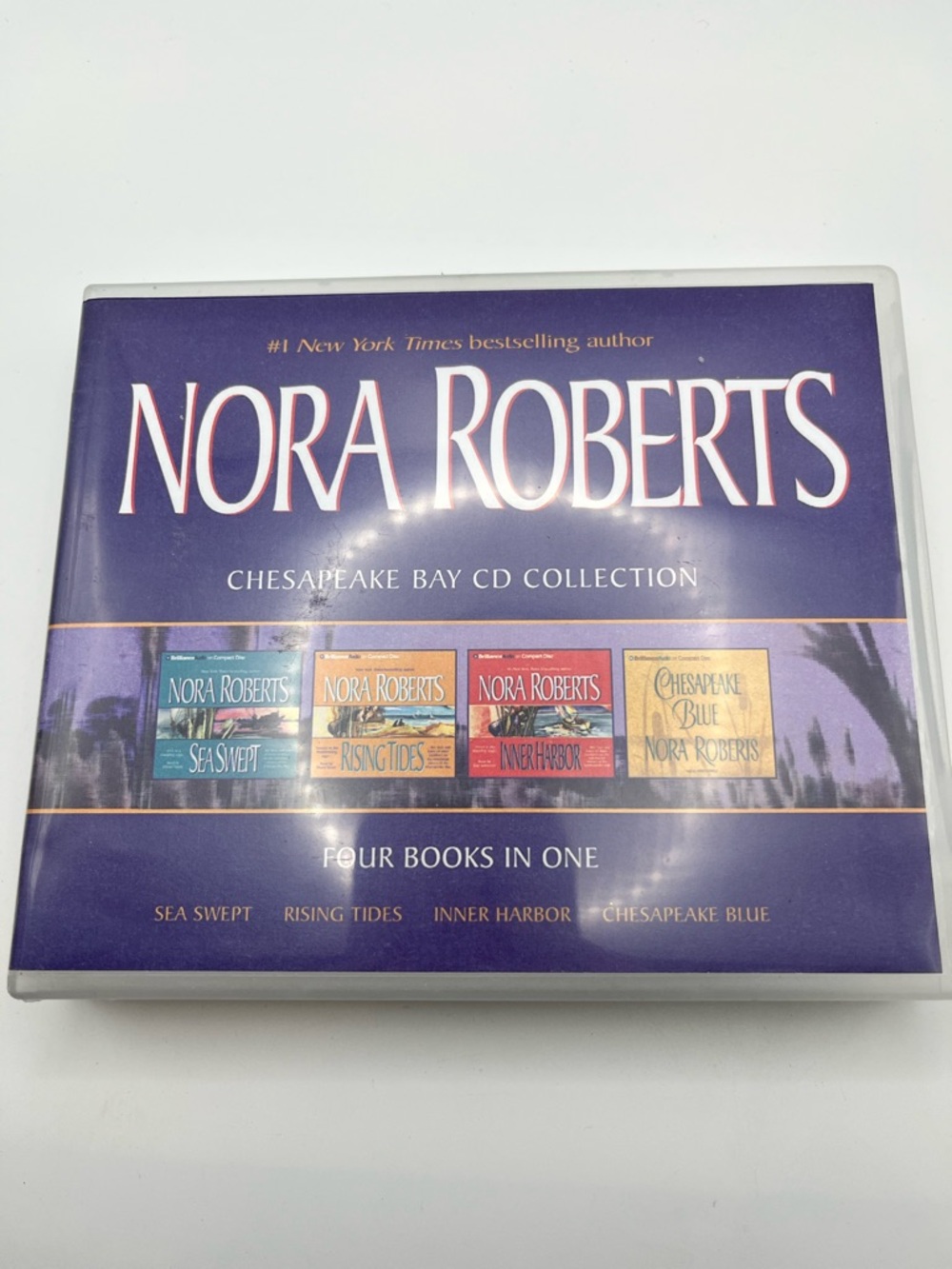 Nora Roberts 4 Books on CD Collection - Purple